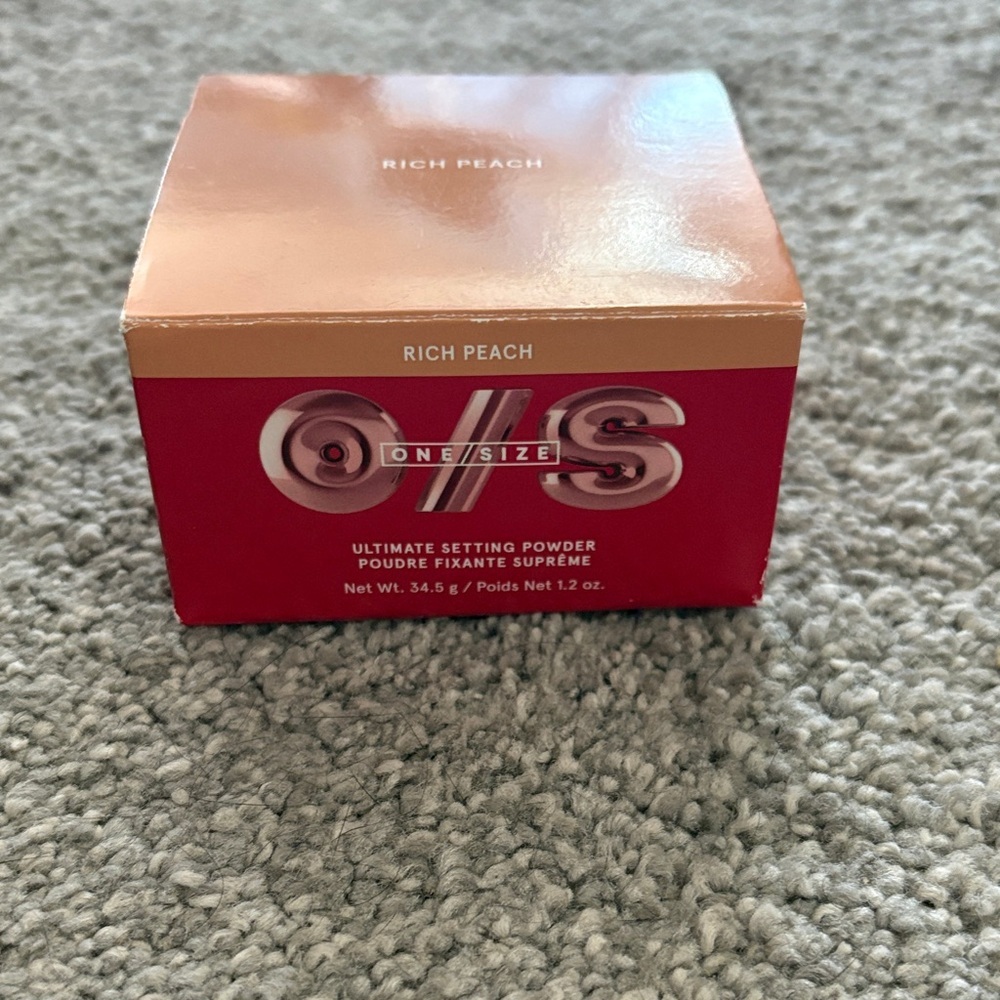NEW One Size Beauty Ultimate Setting Powder In Rich Peach